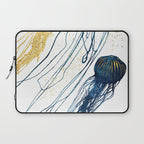 Metallic Jellyfish II Laptop Sleeve Gallery Image 1