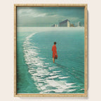 Waiting For The Cities To Fade Out Serving Tray Gallery Image 1