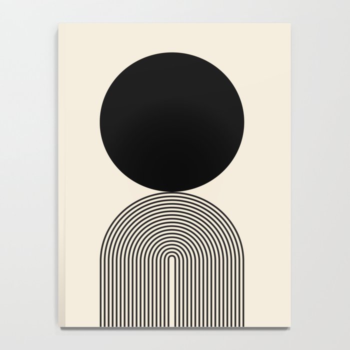 Abstraction_BLACK_DOT_LINE_ART_Minimalism_003C Notebook Gallery Image 4