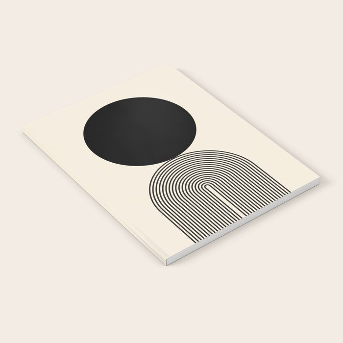 Abstraction_BLACK_DOT_LINE_ART_Minimalism_003C Notebook Gallery Image 2
