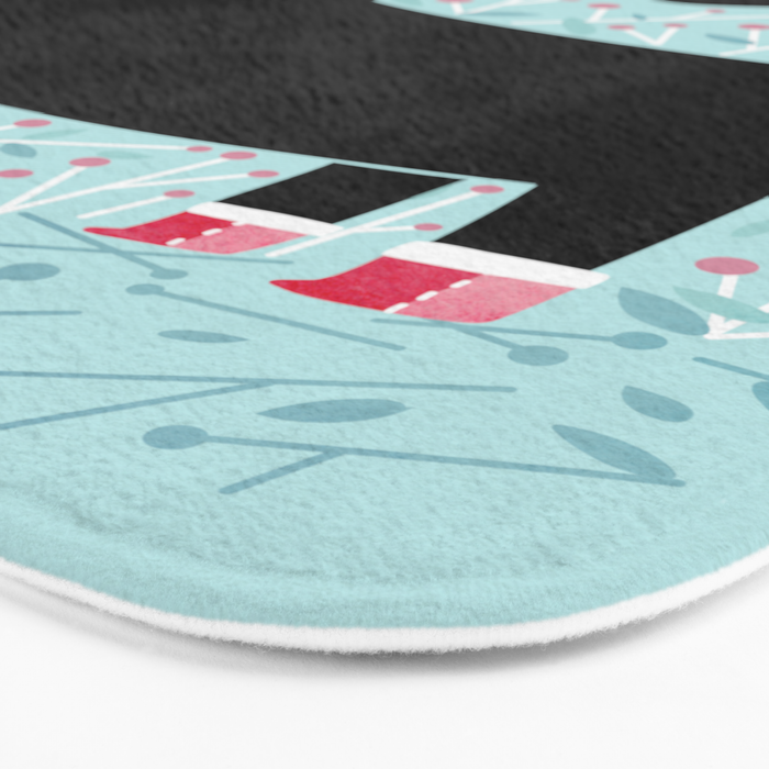 Santa Paws Bath Mat Gallery Image 3