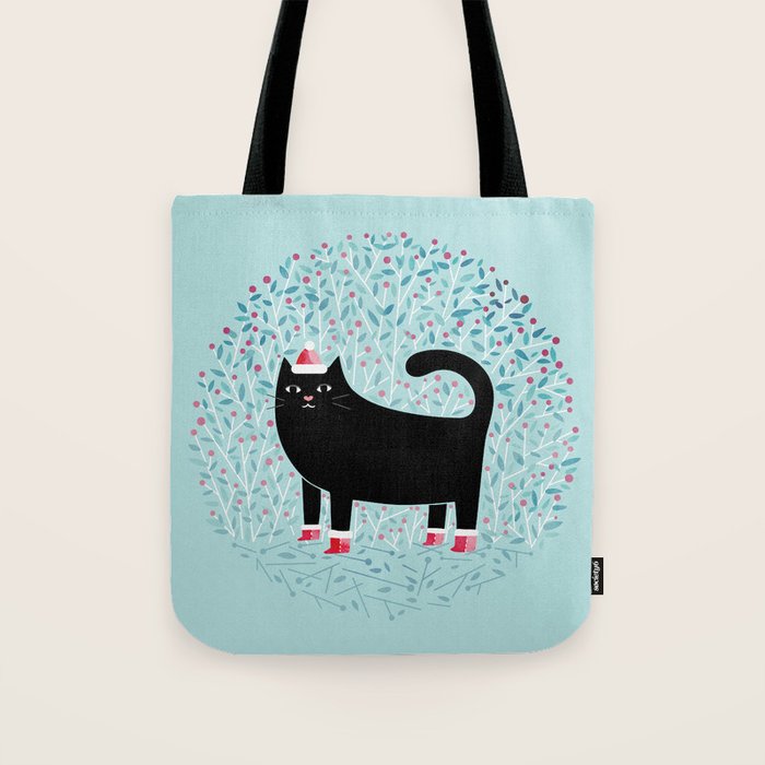 Santa Paws Tote Bag Gallery Image 1