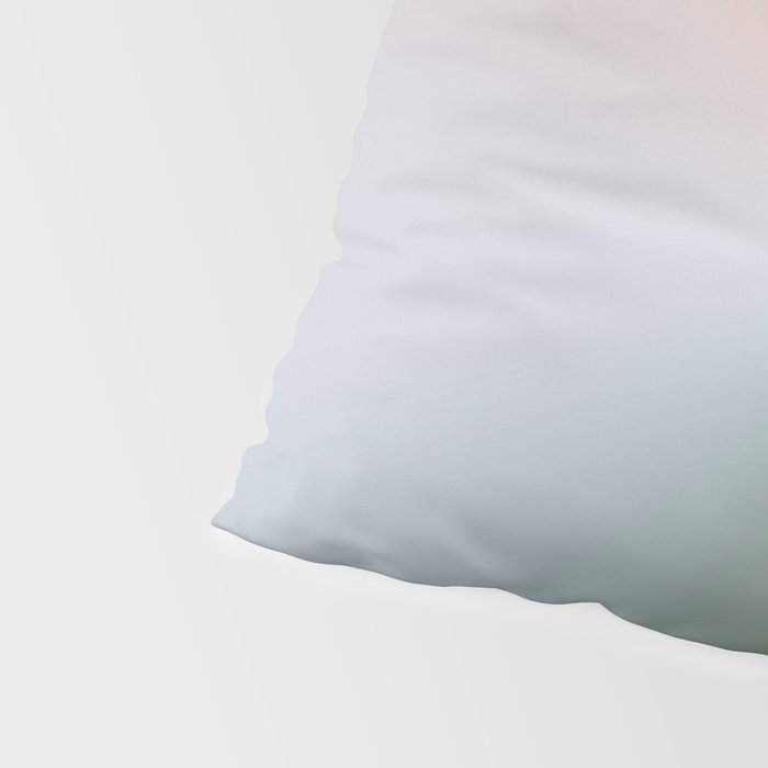 Line Gradient / Xanadu & Grey Asparagus Pillow Sham Gallery Image 4
