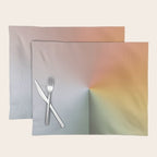 Line Gradient / Xanadu & Grey Asparagus Placemat Gallery Image 1