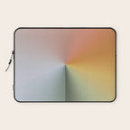 Line Gradient / Xanadu & Grey Asparagus Laptop Sleeve Gallery Image 1