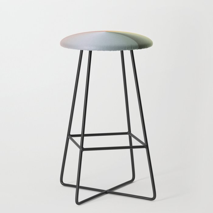 Line Gradient / Xanadu & Grey Asparagus Stool Gallery Image 1