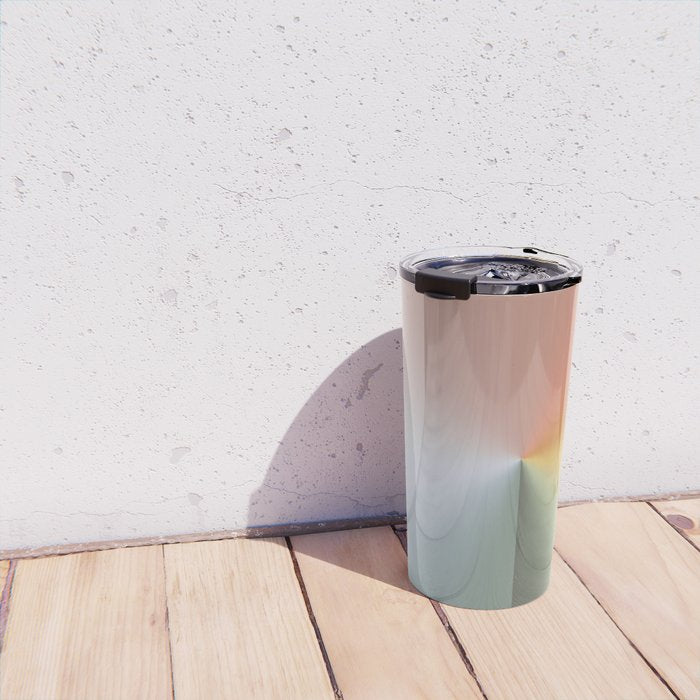 Line Gradient / Xanadu & Grey Asparagus Travel Mug Gallery Image 4