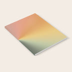 Line Gradient / Xanadu & Grey Asparagus Notebook Gallery Image 2