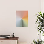Line Gradient / Xanadu & Grey Asparagus Poster Gallery Image 2