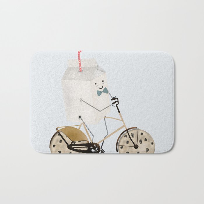 milk and cookies Bath Mat Gallery Image 1