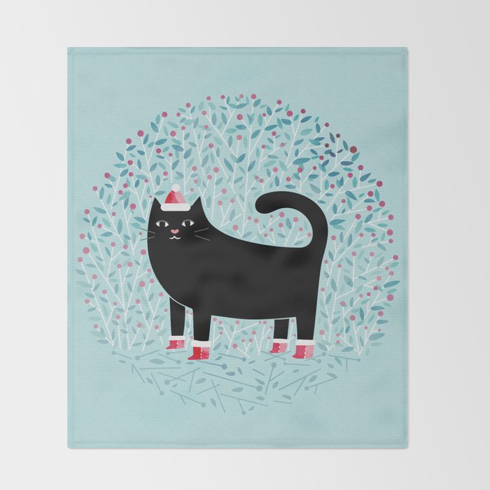 Santa Paws Throw Blanket Gallery Image 2