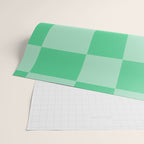 Watermelon Green Checkerboard  Wrapping Paper Gallery Image 2