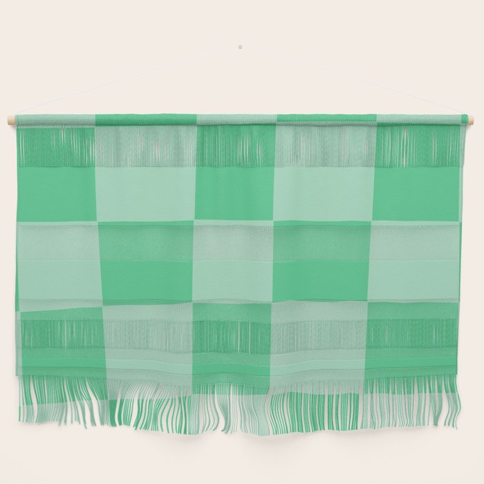 Watermelon Green Checkerboard  Wall Hanging Gallery Image 1