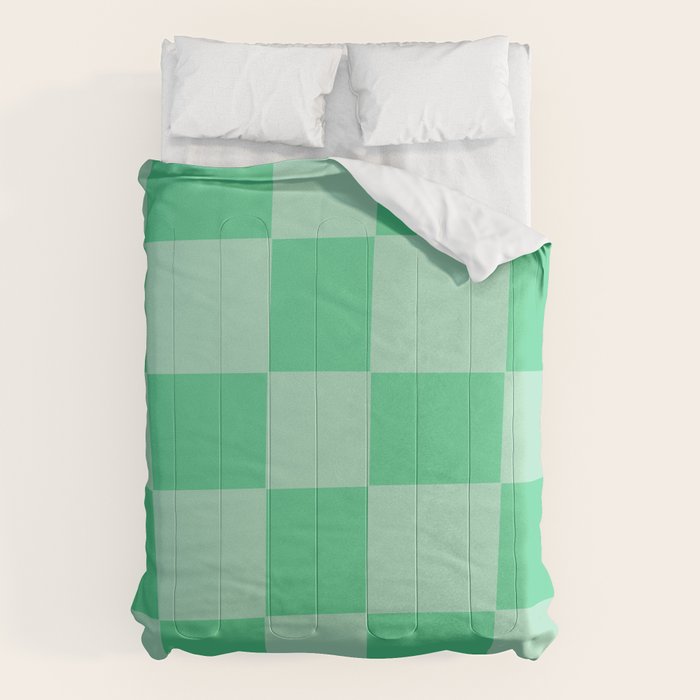 Watermelon Green Checkerboard  Comforter Gallery Image 6