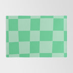 Watermelon Green Checkerboard  Rug Gallery Image 2
