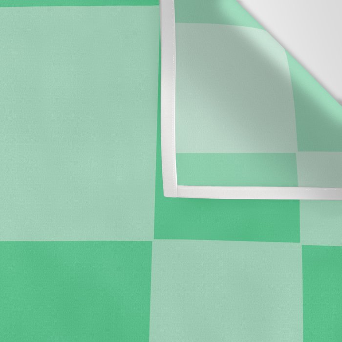 Watermelon Green Checkerboard  Wall Tapestry Gallery Image 3