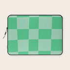 Watermelon Green Checkerboard  Laptop Sleeve Gallery Image 1