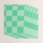 Watermelon Green Checkerboard  Wrapping Paper Gallery Image 3