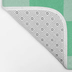Watermelon Green Checkerboard  Bath Mat Gallery Image 2