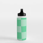 Watermelon Green Checkerboard  Water Bottle Gallery Image 3