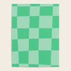 Watermelon Green Checkerboard  Poster Gallery Image 4