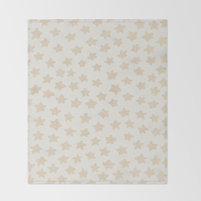 Gold Stars Pattern Throw Blanket Gallery Image 2