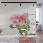 Pink Anemone Wall Mural Gallery Image 1