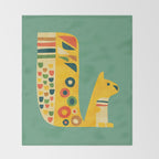 Century Squirrel Throw Blanket Gallery Image 2