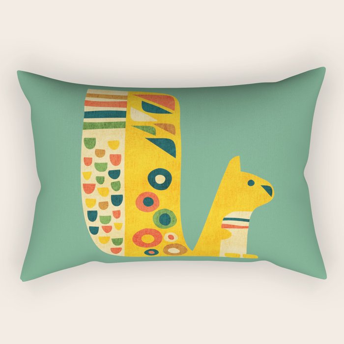 Century Squirrel Rectangular Pillow Gallery Image 1