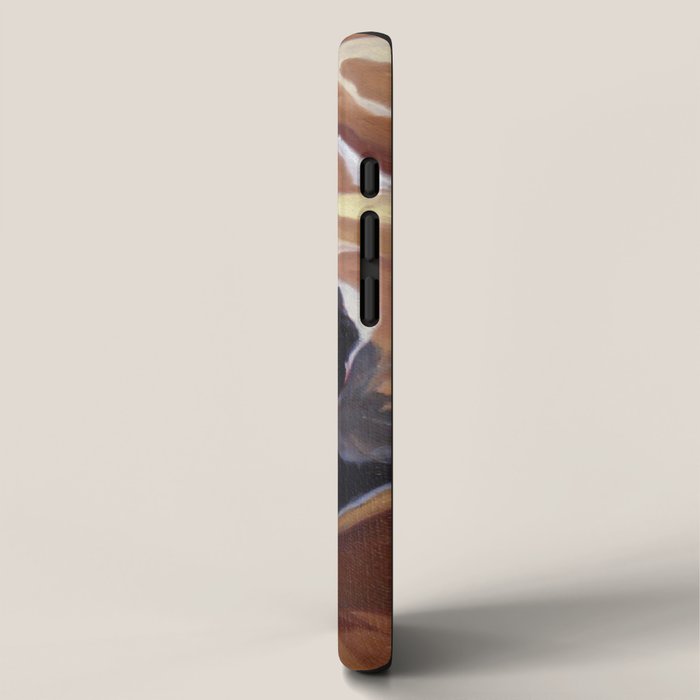 Golden Retriever Puppy Original Oil Painting iPhone Case Gallery Image 2