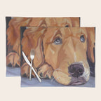 Golden Retriever Dog Portrait Placemat Gallery Image 1
