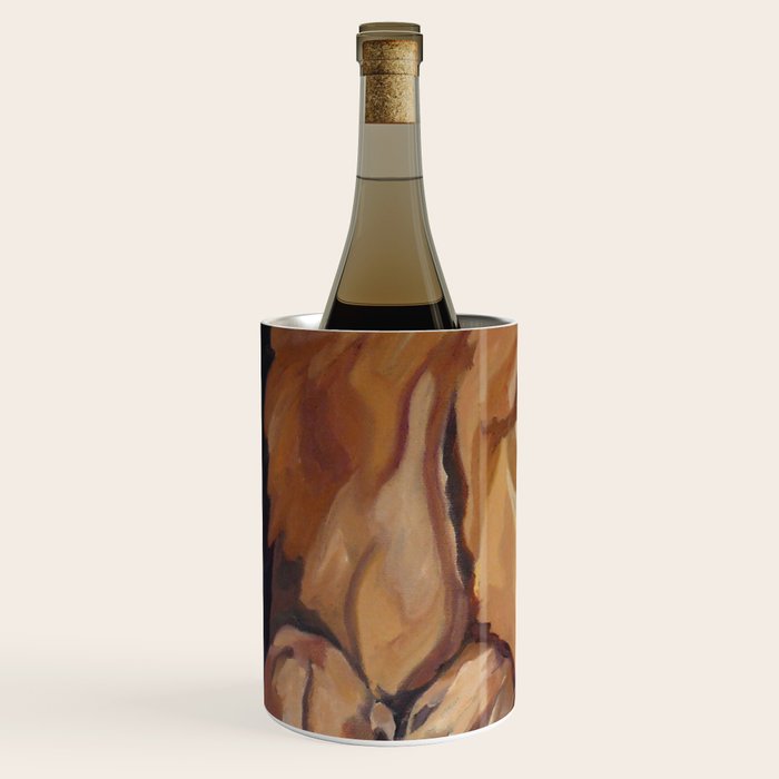Golden Retriever Dog Portrait Wine Chiller Gallery Image 2