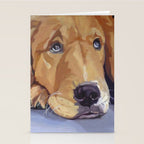 Golden Retriever Dog Portrait Stationery Card Gallery Image 2