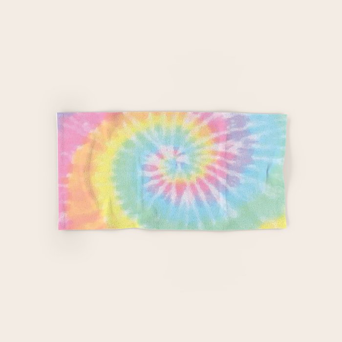 Pastel Tie Dye Bath Towel Gallery Image 1