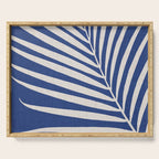 Indigo Palm Minimal Botanical Serving Tray Gallery Image 1