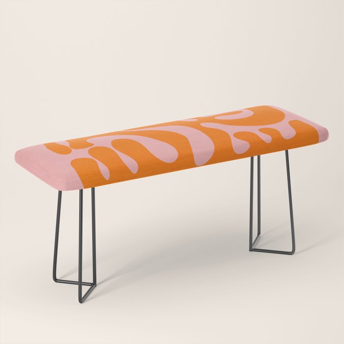 Tangerine & Sundown: Matisse Paper Cutouts 12 Bench Gallery Image 1