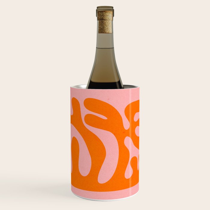 Tangerine & Sundown: Matisse Paper Cutouts 12 Wine Chiller Gallery Image 1