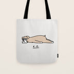 The Moody Puppies - Boxer Tote Bag Gallery Image 1