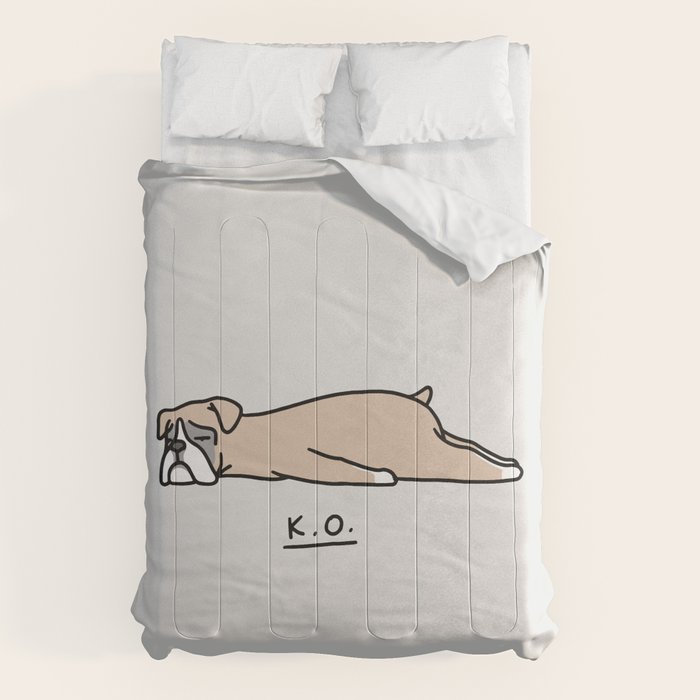The Moody Puppies - Boxer Comforter Gallery Image 1