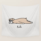 The Moody Puppies - Boxer Wall Tapestry Gallery Image 4