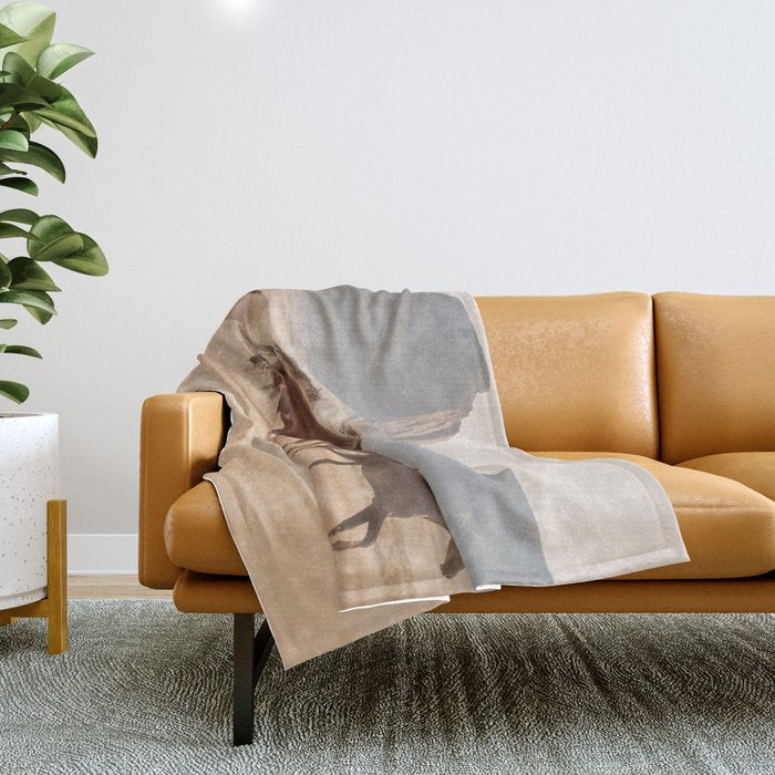 Southwest Horses Throw Blanket Gallery Image 1