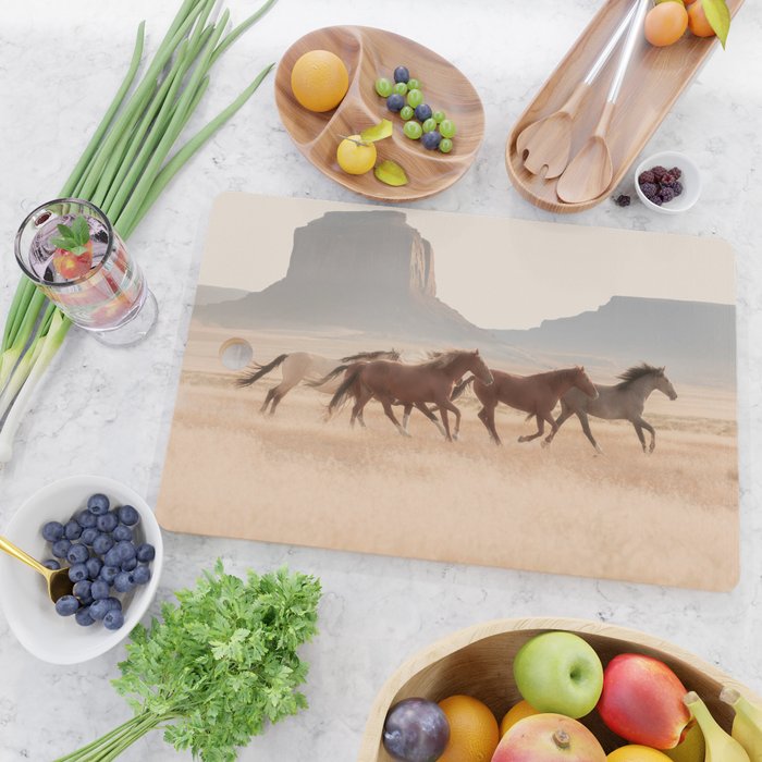 Southwest Horses Cutting Board Gallery Image 2