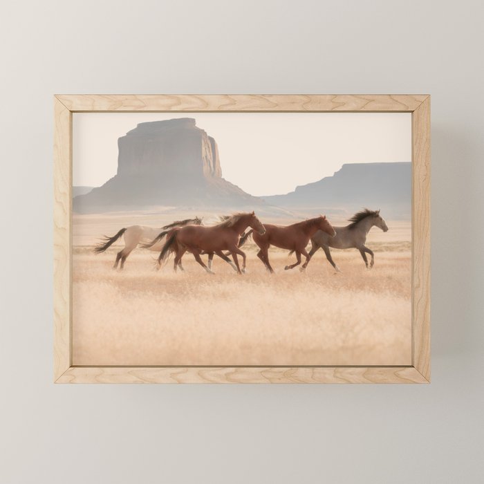 Southwest Horses Mini Art Print Gallery Image 1