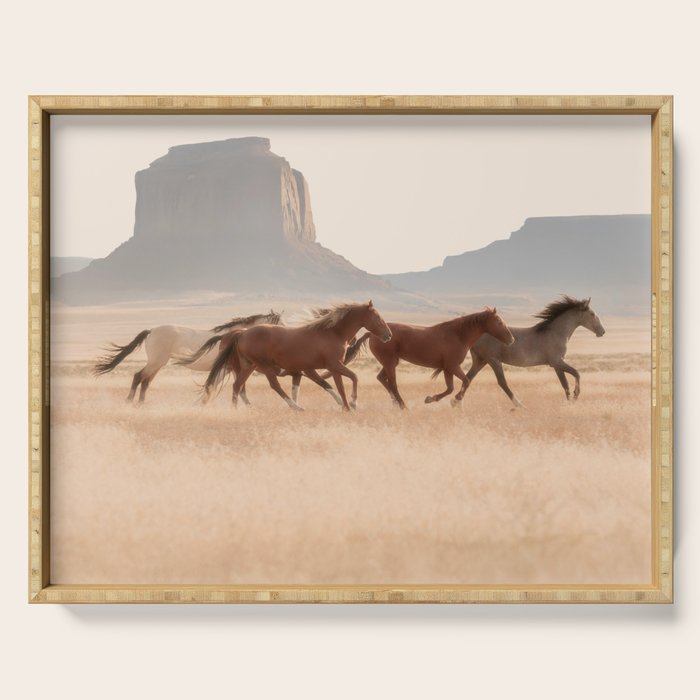 Southwest Horses Serving Tray Gallery Image 1