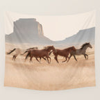 Southwest Horses Wall Tapestry Gallery Image 4