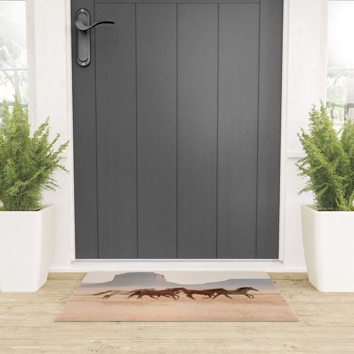 Southwest Horses Welcome Mat Gallery Image 3