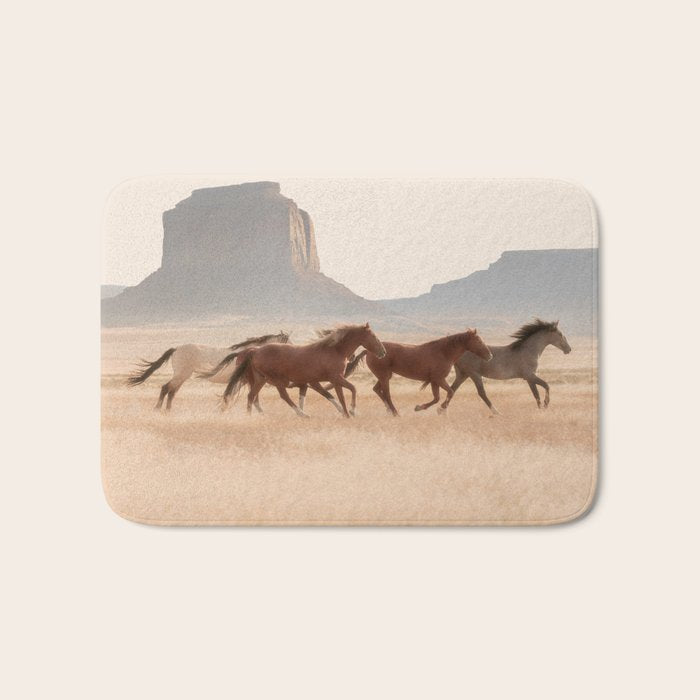 Southwest Horses Bath Mat Gallery Image 1