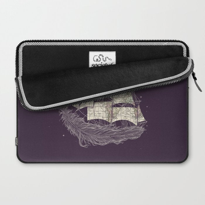 Wherever the wind blows Laptop Sleeve Gallery Image 2