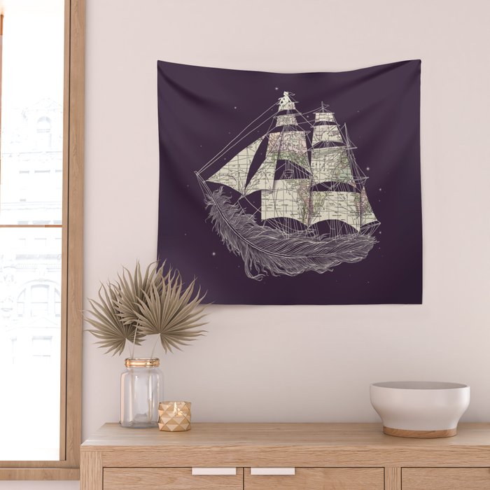 Wherever the wind blows Wall Tapestry Gallery Image 2