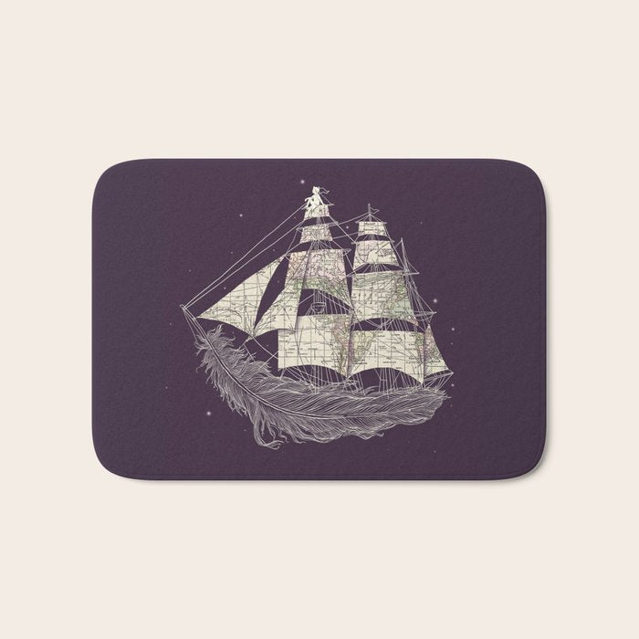 Wherever the wind blows Bath Mat Gallery Image 1